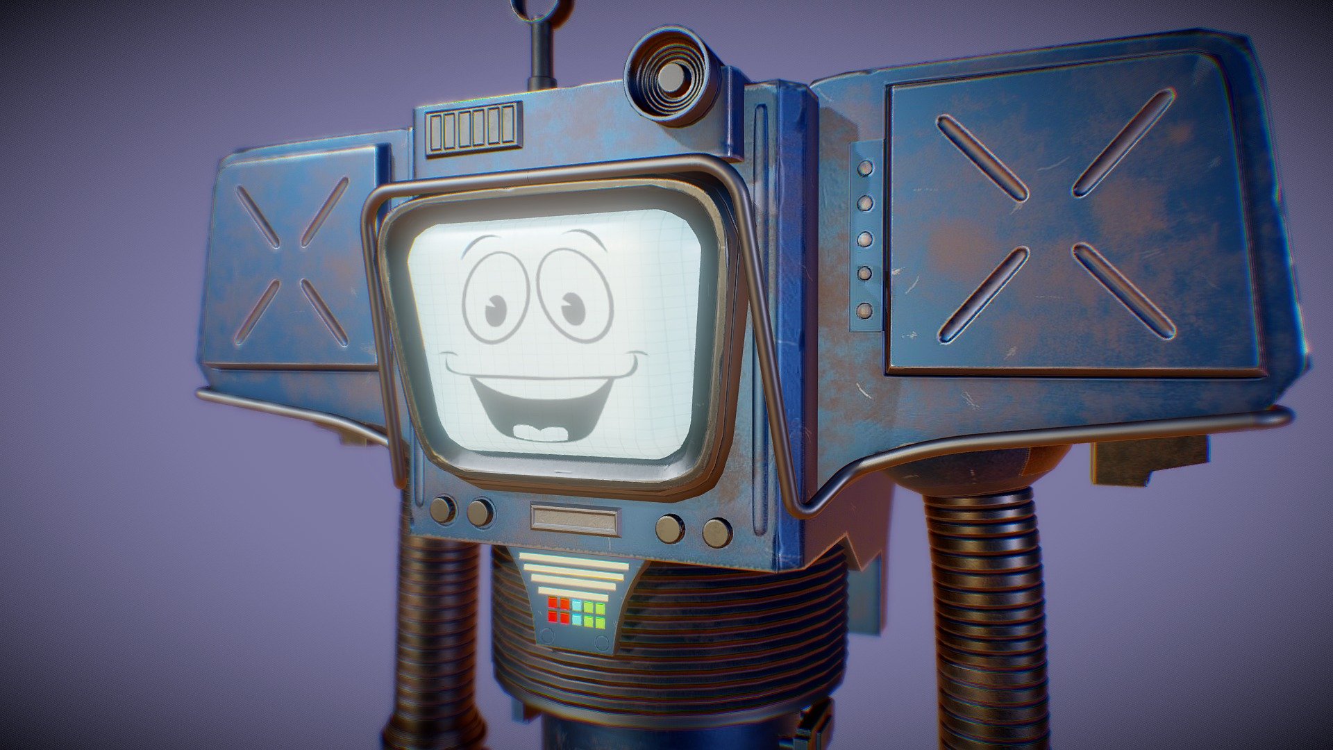 Yes Man! Securitron Fallout New Vegas FanArt 3D model by Steven