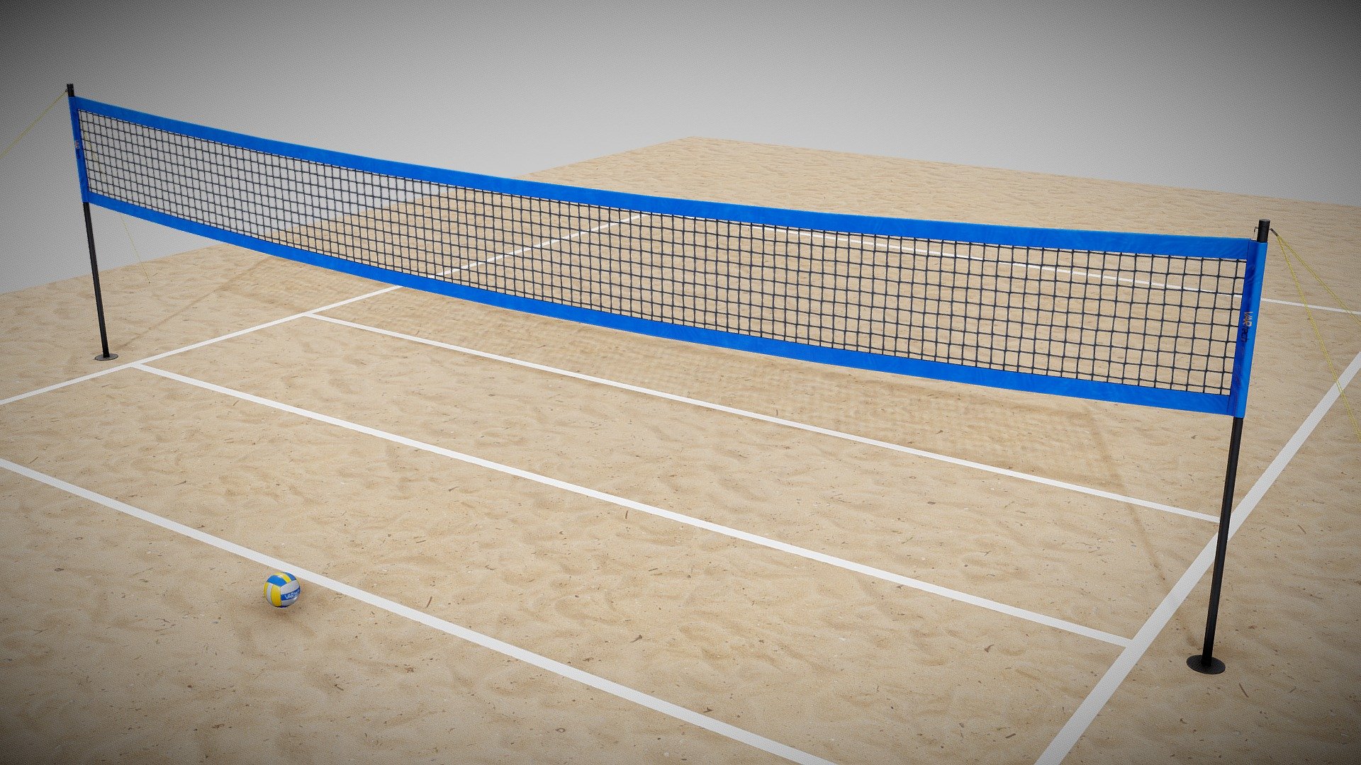 Volleyball Net Buy Royalty Free 3D model by Full Draw (fulldraw