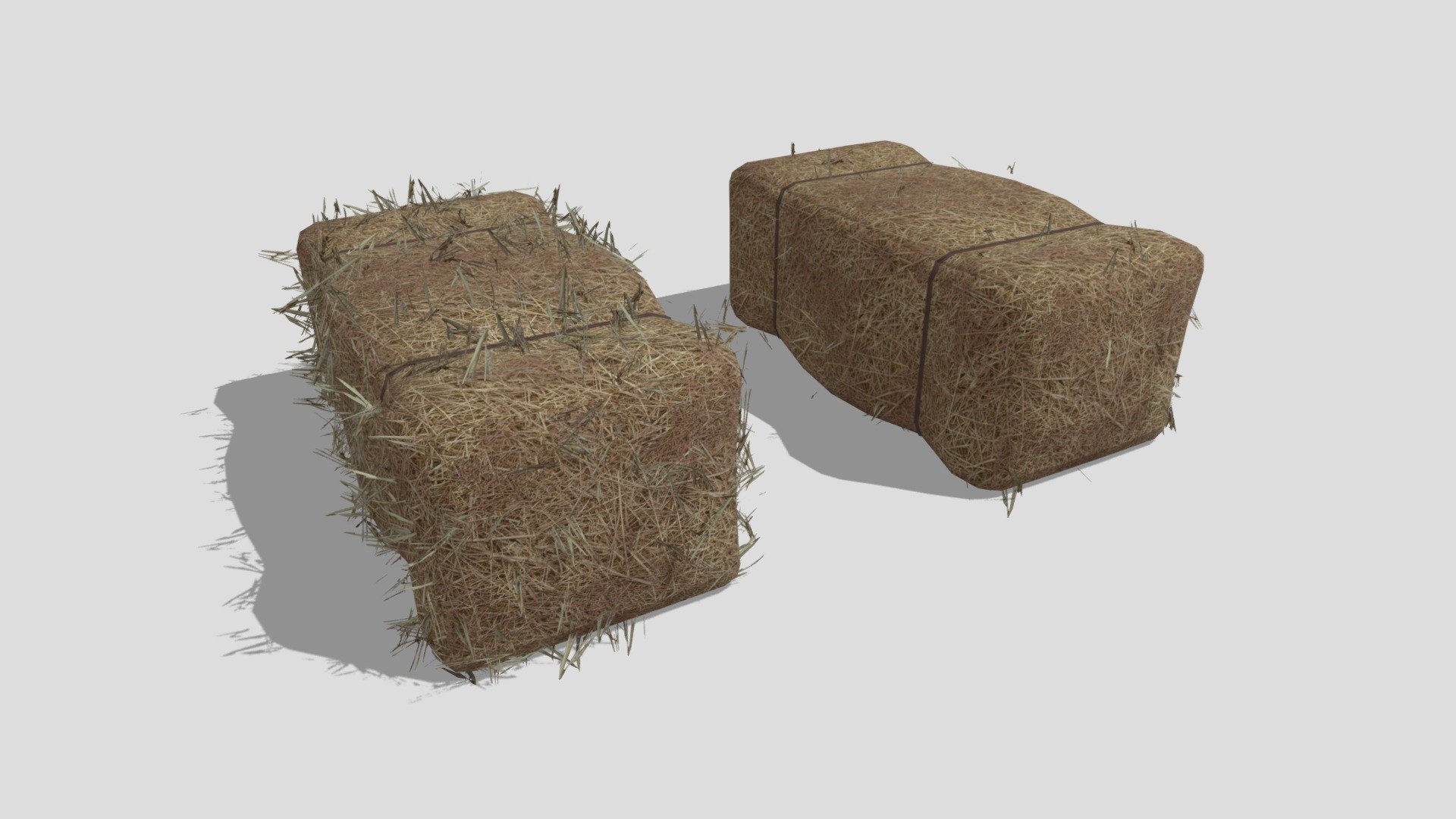 Hay bales Download Free 3D model by Zbrojmistrz [d6e087f] Sketchfab
