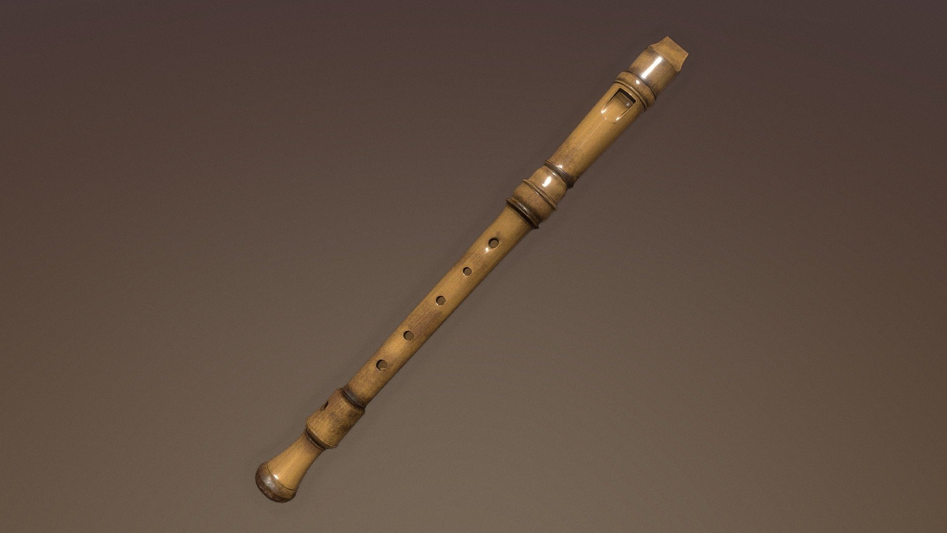 Flute 3D model by gsandysan [dcac0f7] Sketchfab