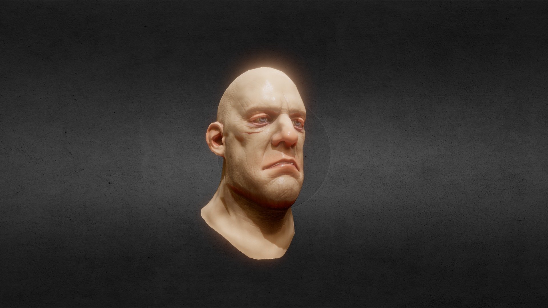 bald head 2 Download Free 3D model by DJMaesen (bumstrum) [de8237b