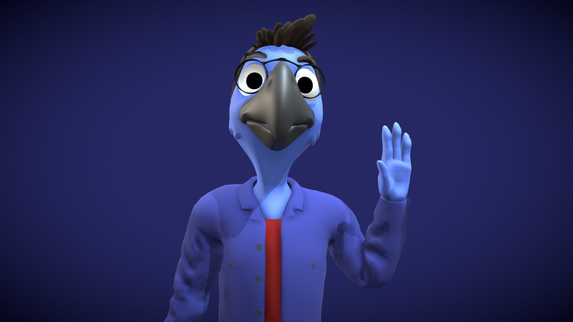 Rigby Odie 3D model by Jacob Quintana (jacobq1004) [df7ad58] Sketchfab