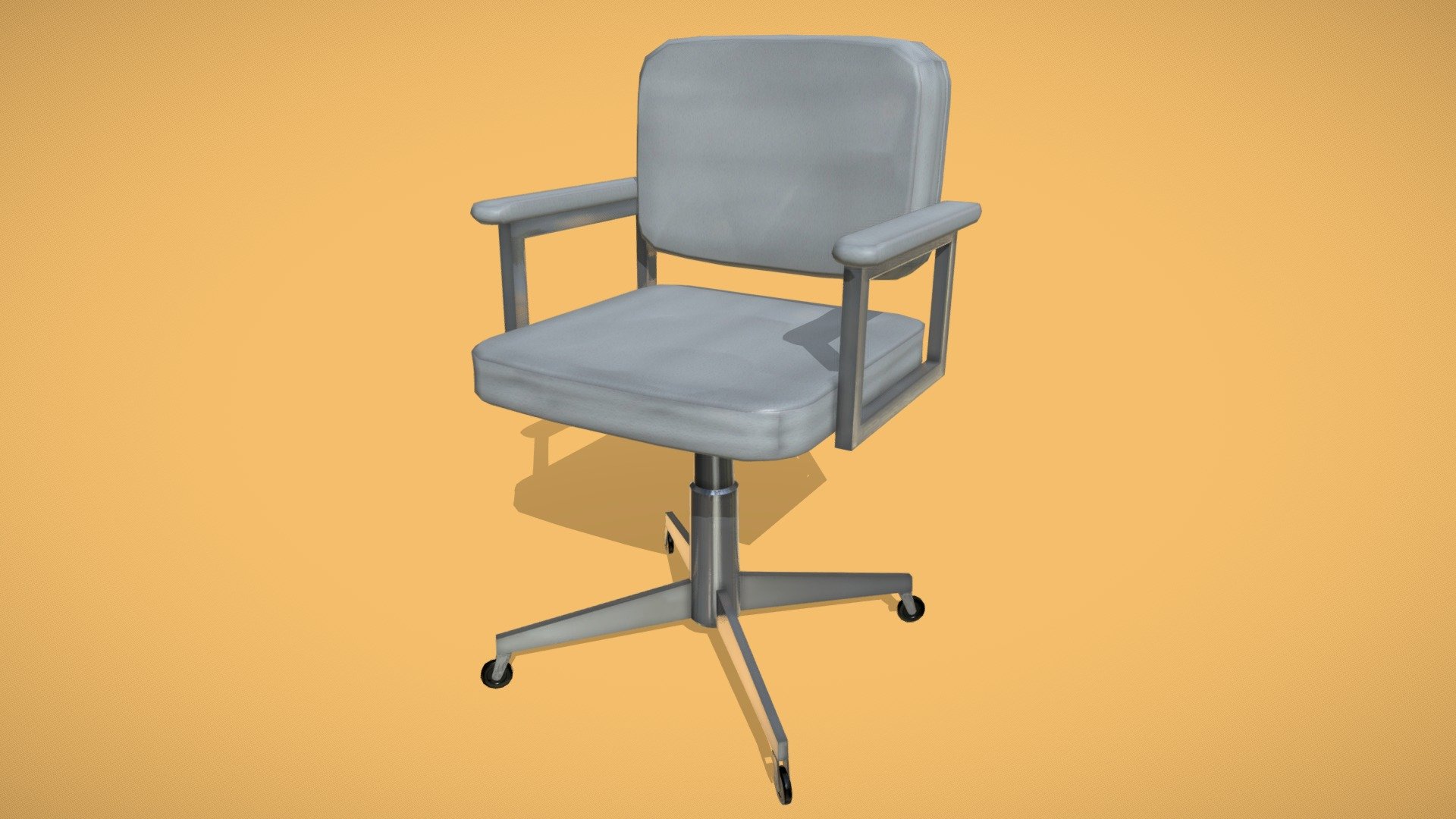 Retro Computer Chair Download Free 3D model by TheoClarke [e1188b5