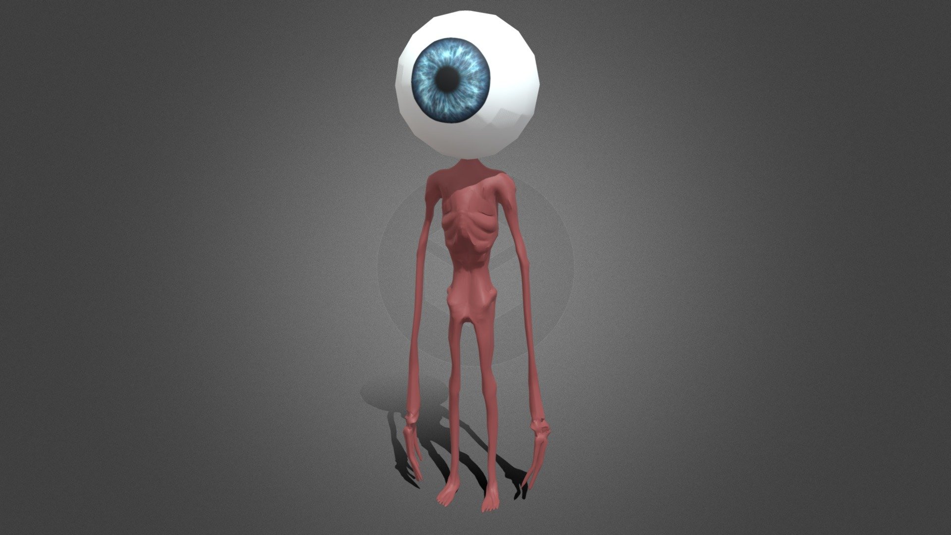 Eyeball Head Download Free 3D model by Poopo192 🎃👻 (Edward_Johnson_3