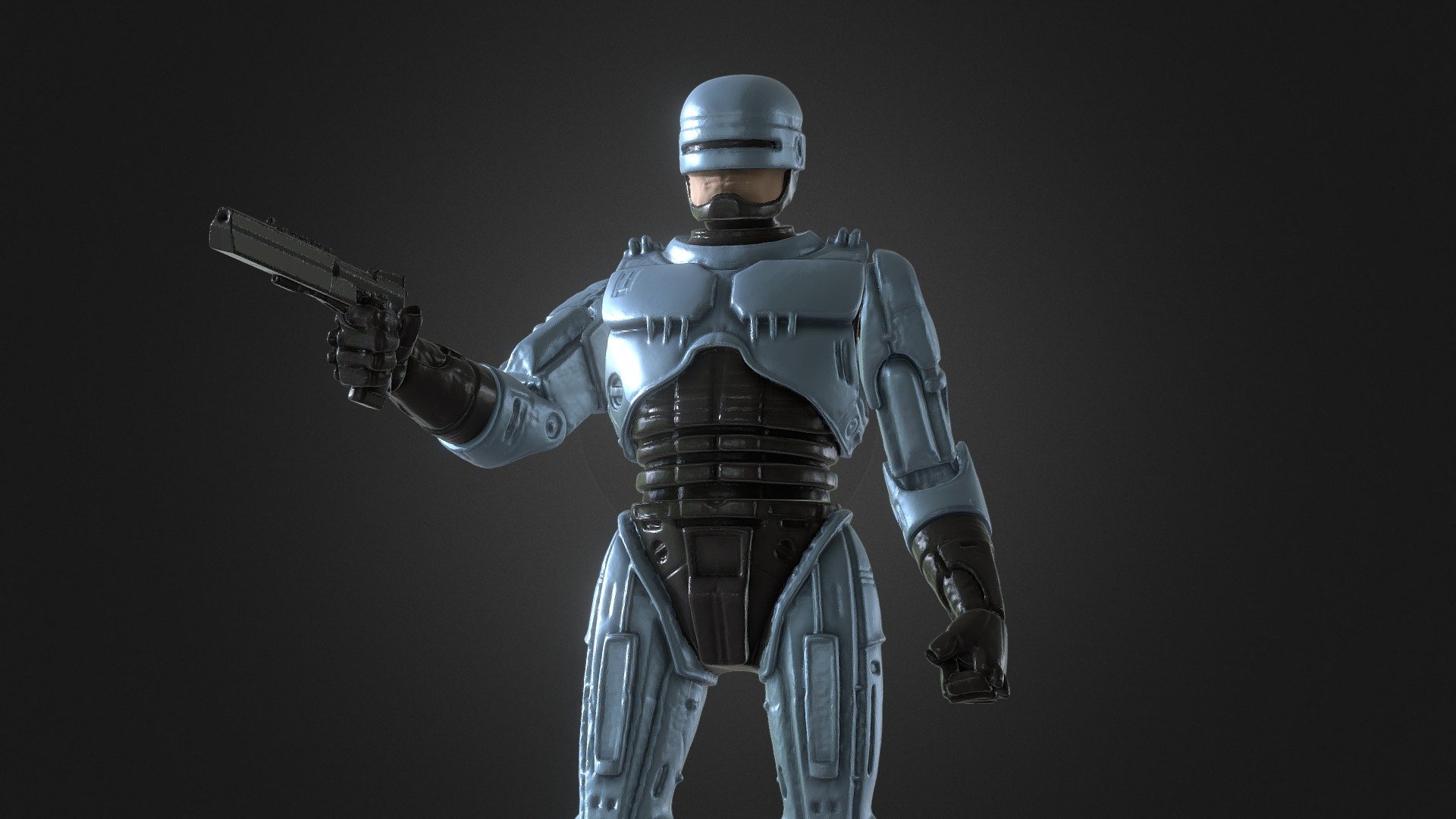 ROBOCOP INSPIRITED FIGURE 3D model by Masterclip 3D (masterclip