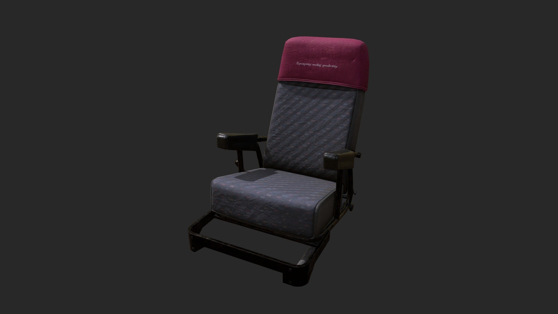 Bus Chair 3D model by Michał Zomerski (michaelangelo666) [e7dd56f