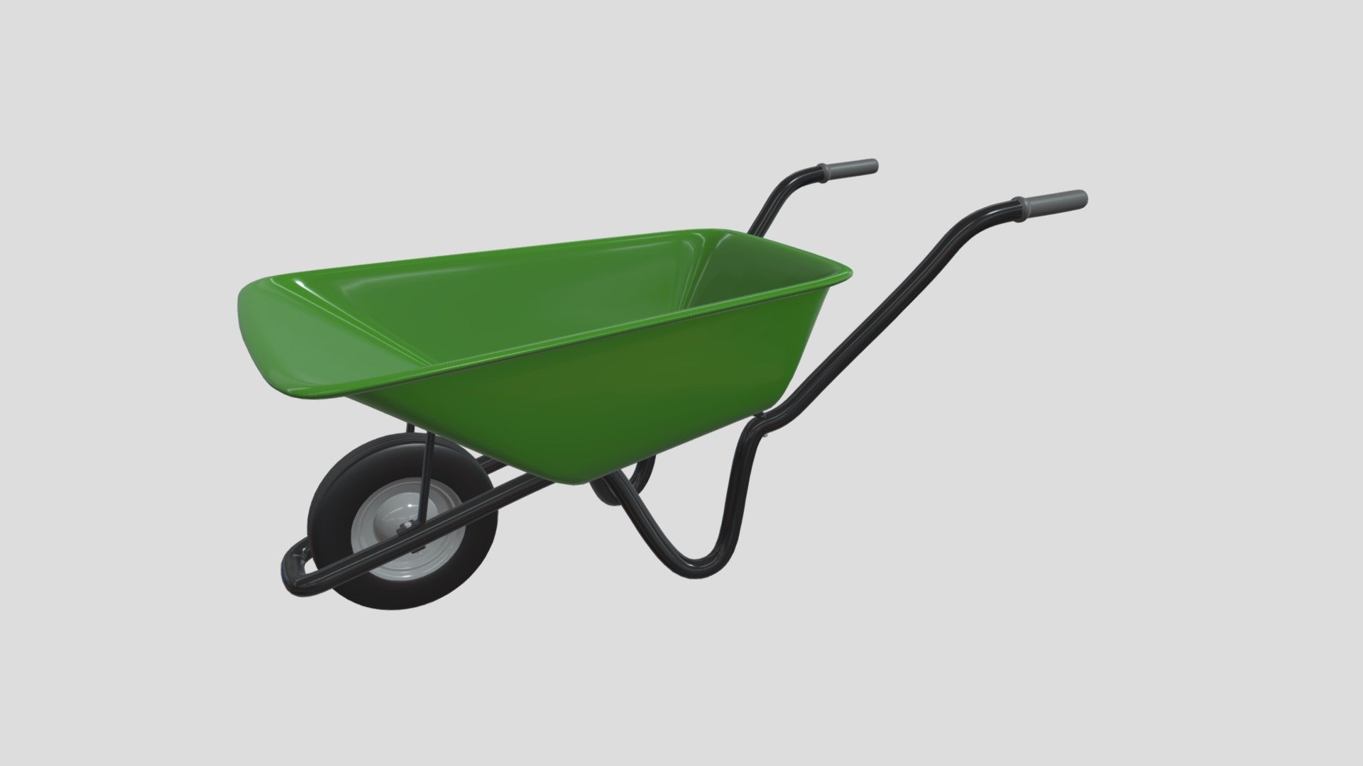 Wheelbarrow Buy Royalty Free 3D model by Ed+ (EDplus) [e89f74e