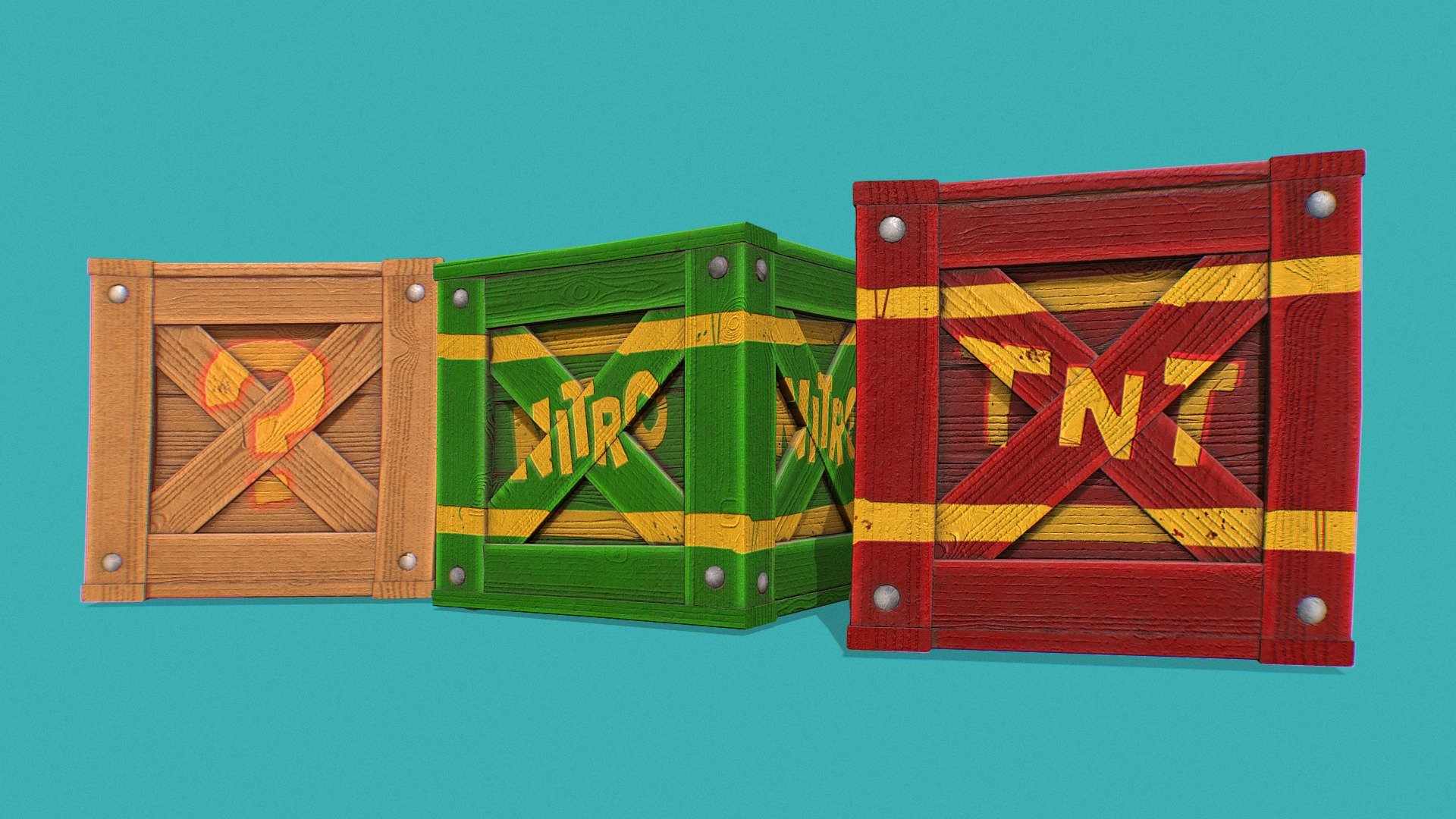 Crash Bandicoot Crates Download Free 3D model by diabeticspoon92