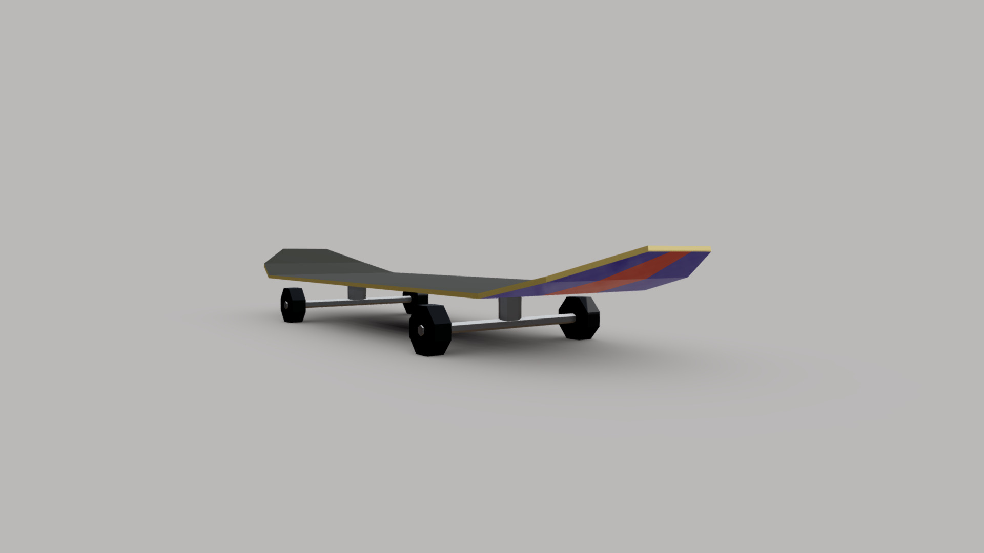 Low Poly Skateboard Download Free 3D model by Pullum [ea45d39] Sketchfab