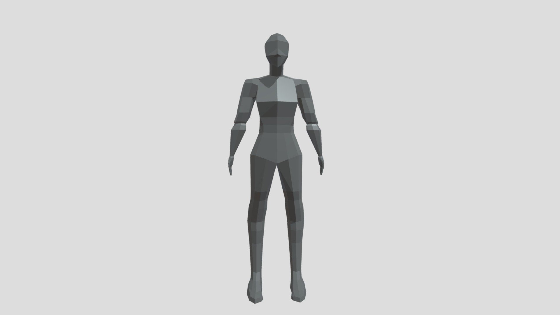 Low Poly Mannequin Free Download Free 3D model by W3DGEx [eb9daa4