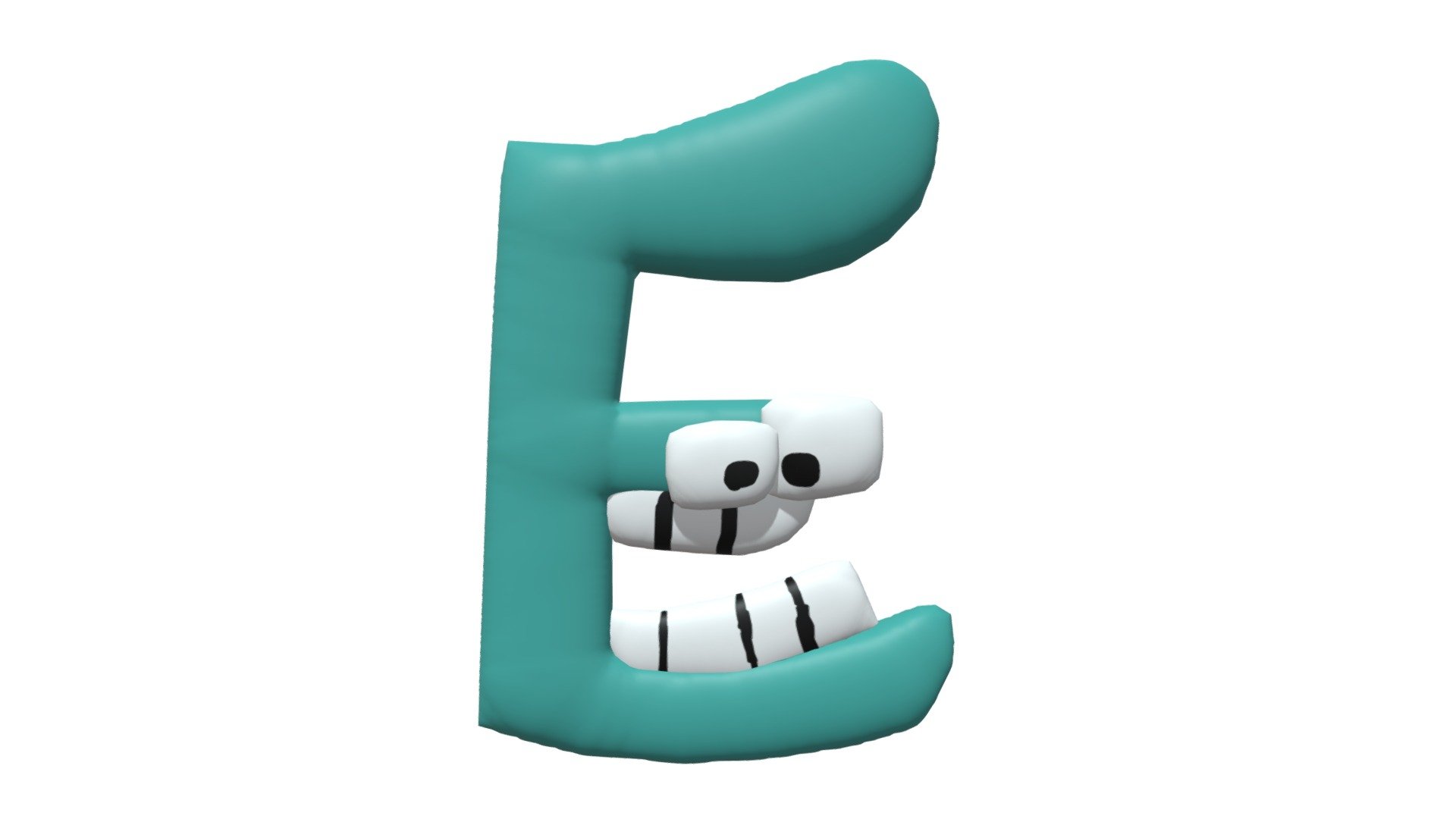 E Alphabet Lore Download Free 3D model by jaspermateodev [eb9ea03