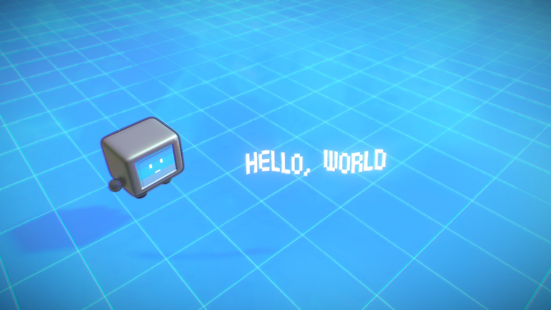 Hello World Robot 3D model by timeforrick [ec15b5a] Sketchfab