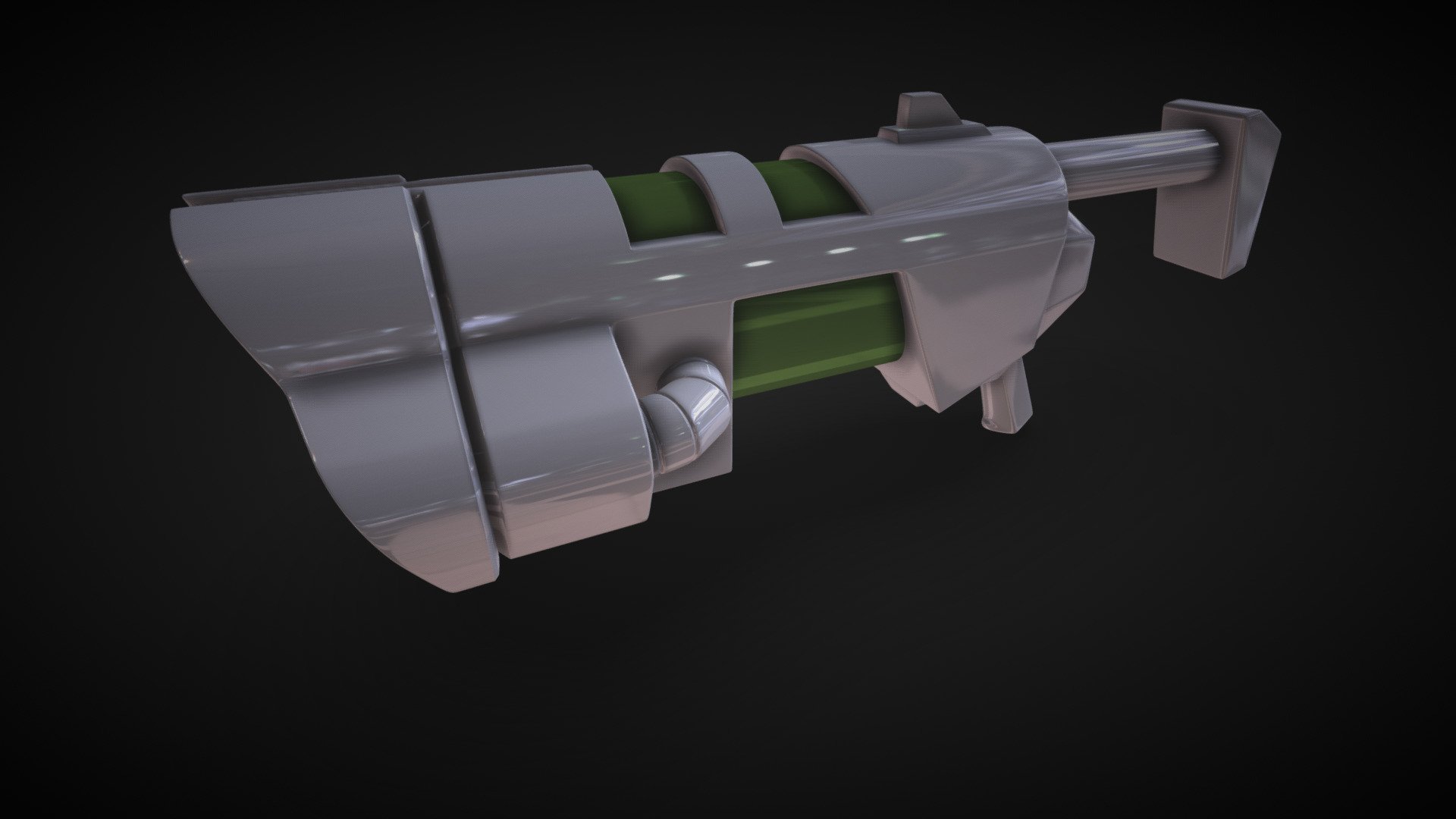 Quake Live Railgun 3D model by s0cke [eeb93c0] Sketchfab