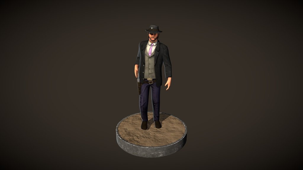 John Marston (Red dead redemption) Download Free 3D model by mctwark