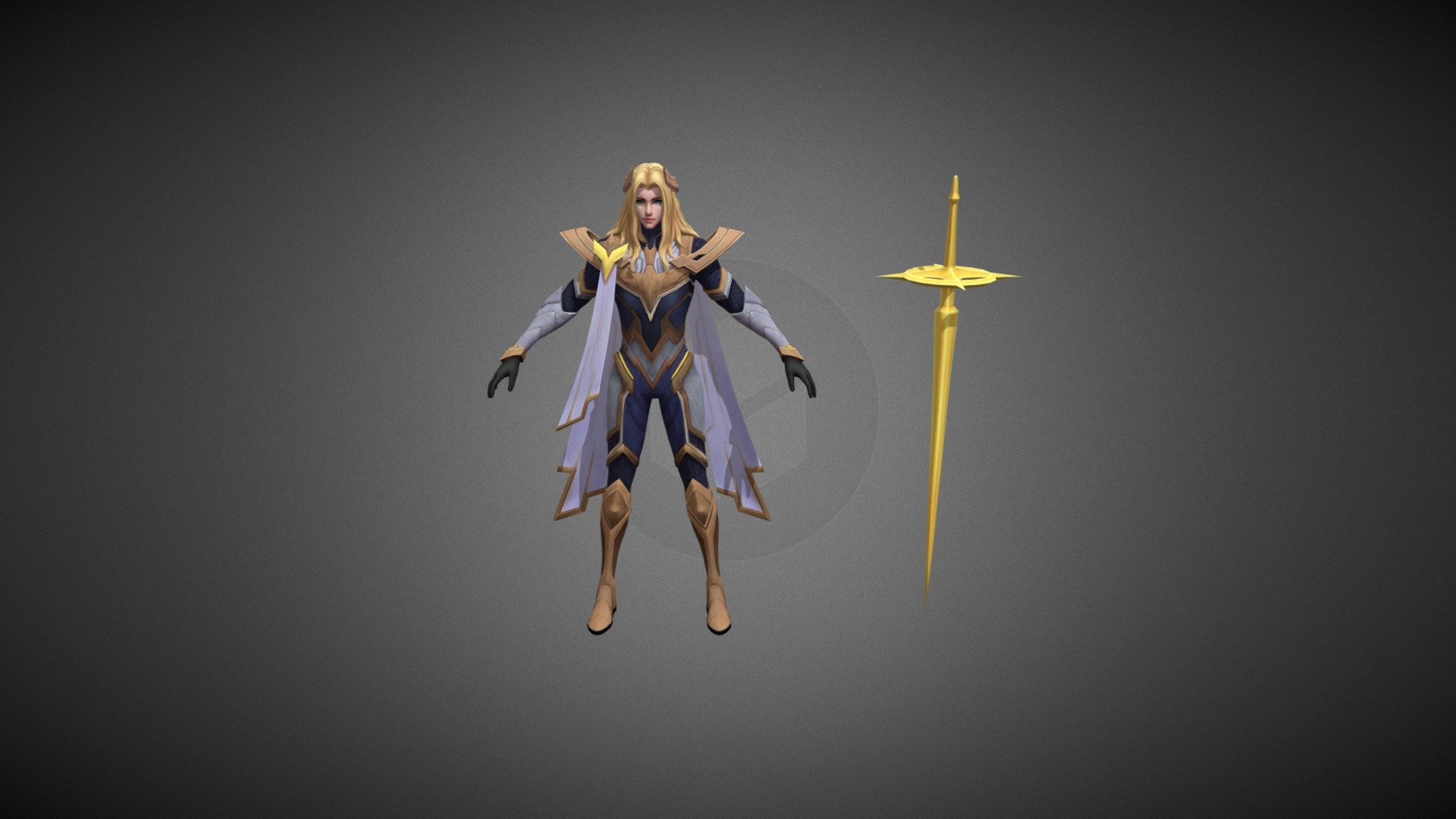 Hero Lancelot Sword Master Mobile Legends Download Free 3d Model By Adelesmana10041991 Adelesmana10041991 F0aa9d7