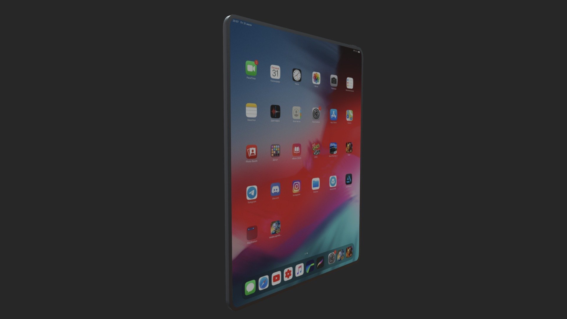 Ipad Pro 12.9 (2020) Download Free 3D model by Ipad Pro 12.9 (2020) Download Free 3D model by