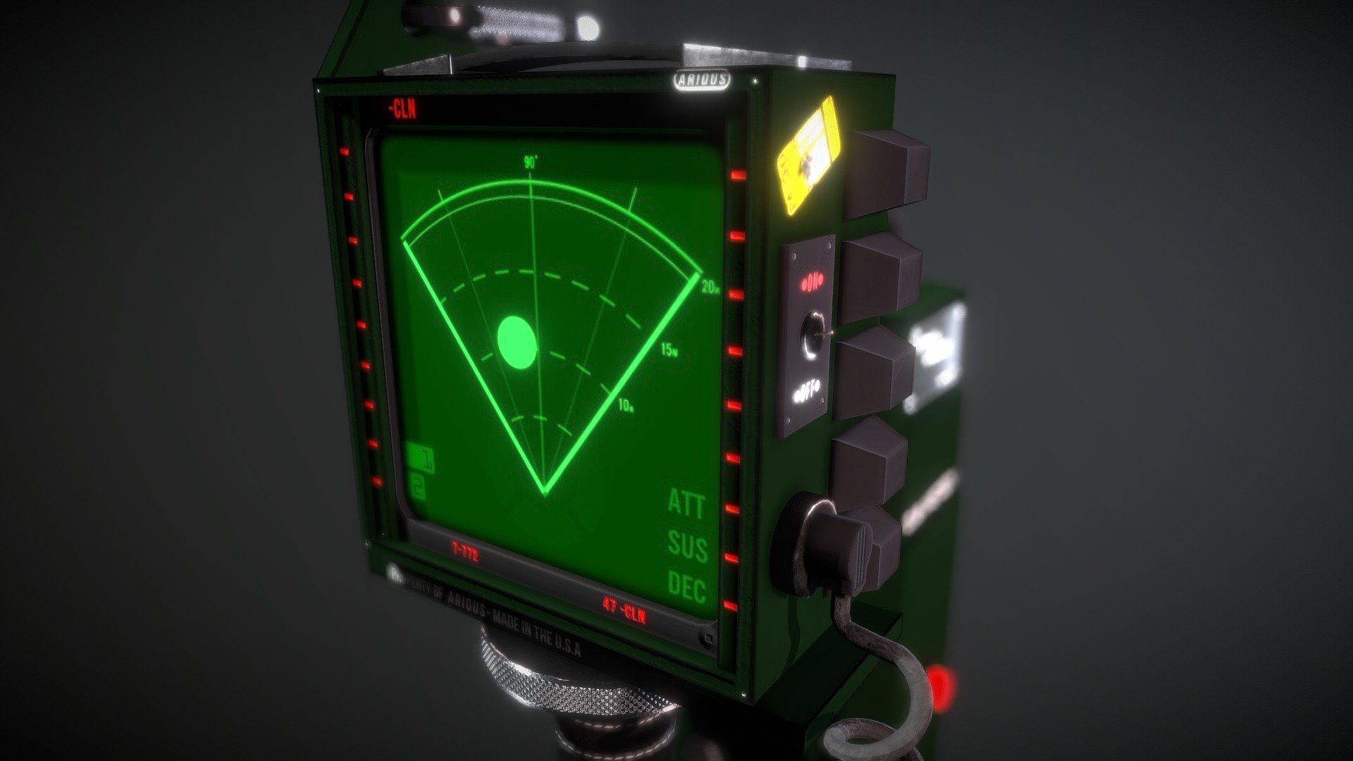Motion Tracker Alien Isolation Download Free 3D model by
