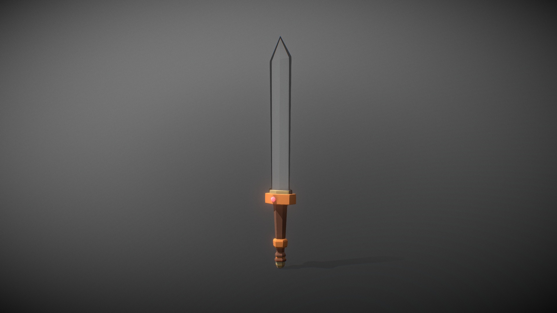 Blender Sword Model 1 3D model by Taylor Stroop (stroop) [f1f2405