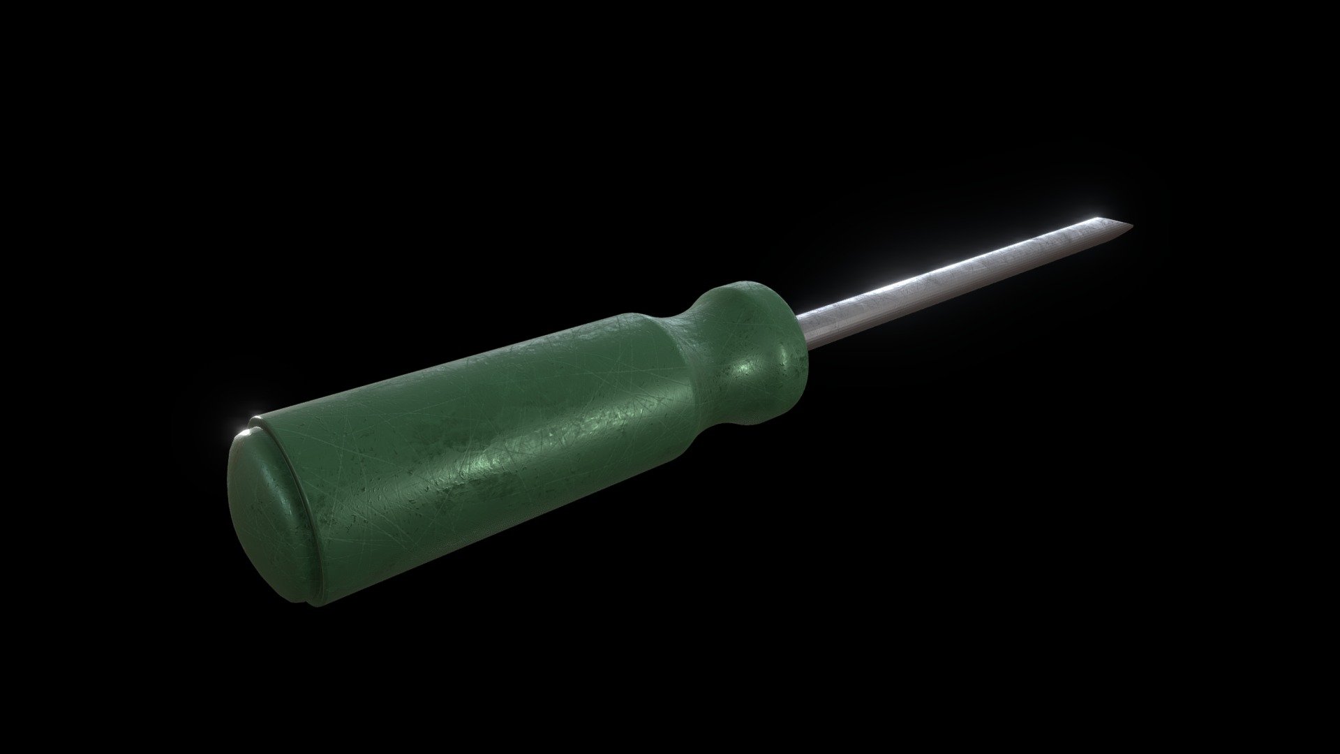 Flat Head Screw Driver Download Free 3D model by Connections XR