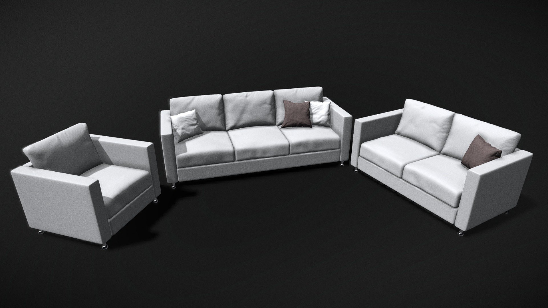 Couch/Sofa Set Download Free 3D model by Blaž Mraz (Mraz3D) [f3622d9