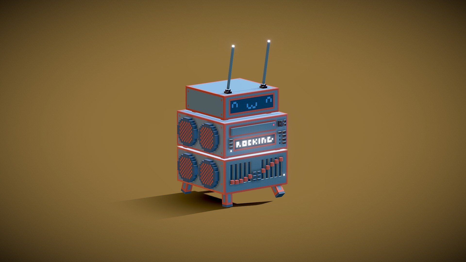 Sound System - 3D model by OldHousePedro [f38a8da] - Sketchfab