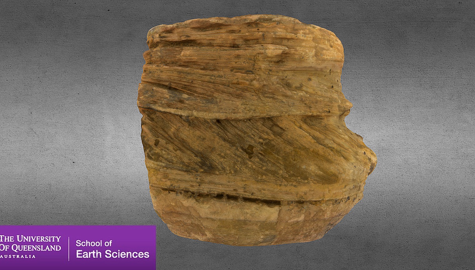 Sedimentary Structures Cross Bedding 3 3D model by nate_siddle