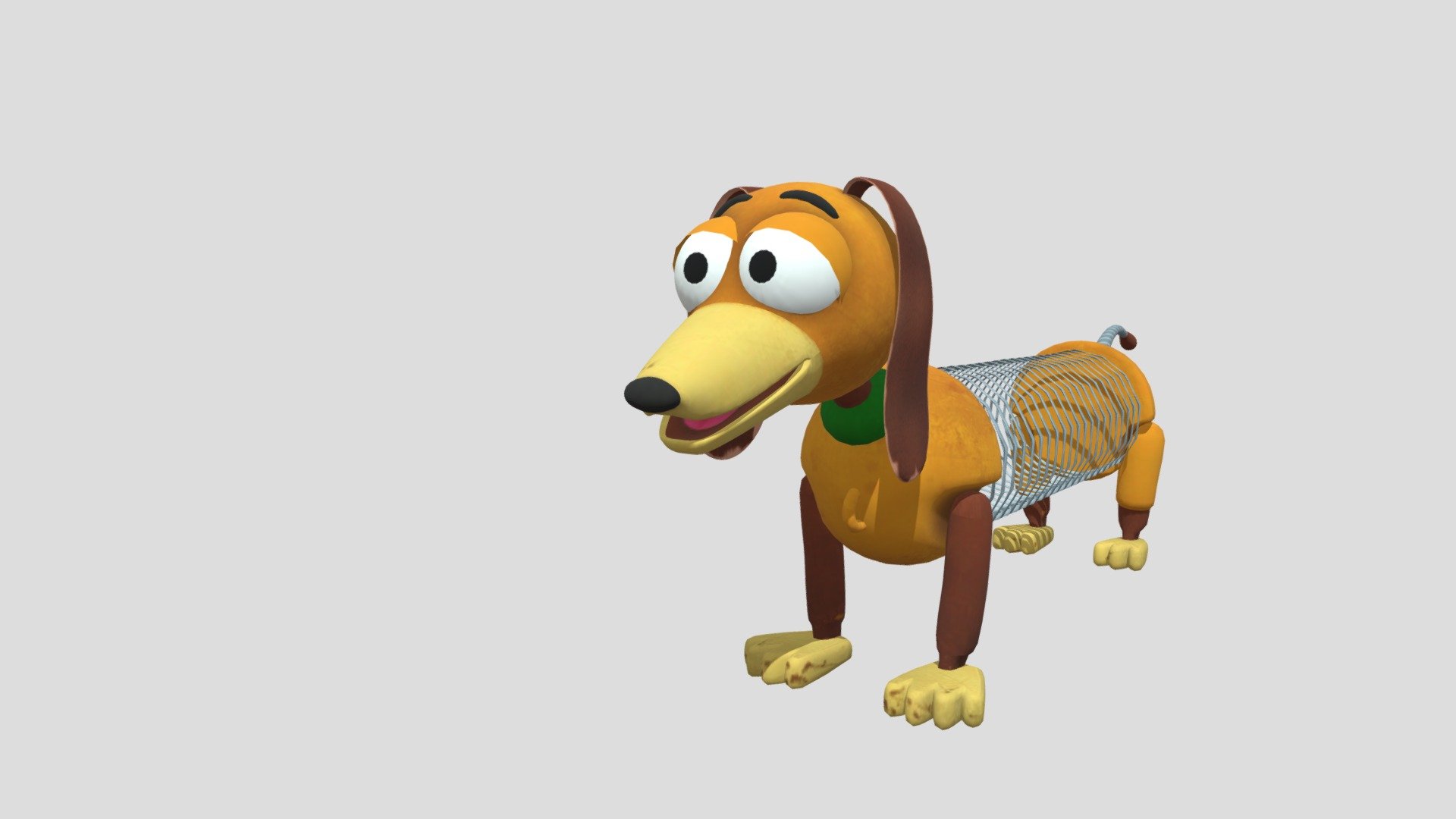 Wii Toy Story 3 Slinky Dog Download Free 3D model by 23200