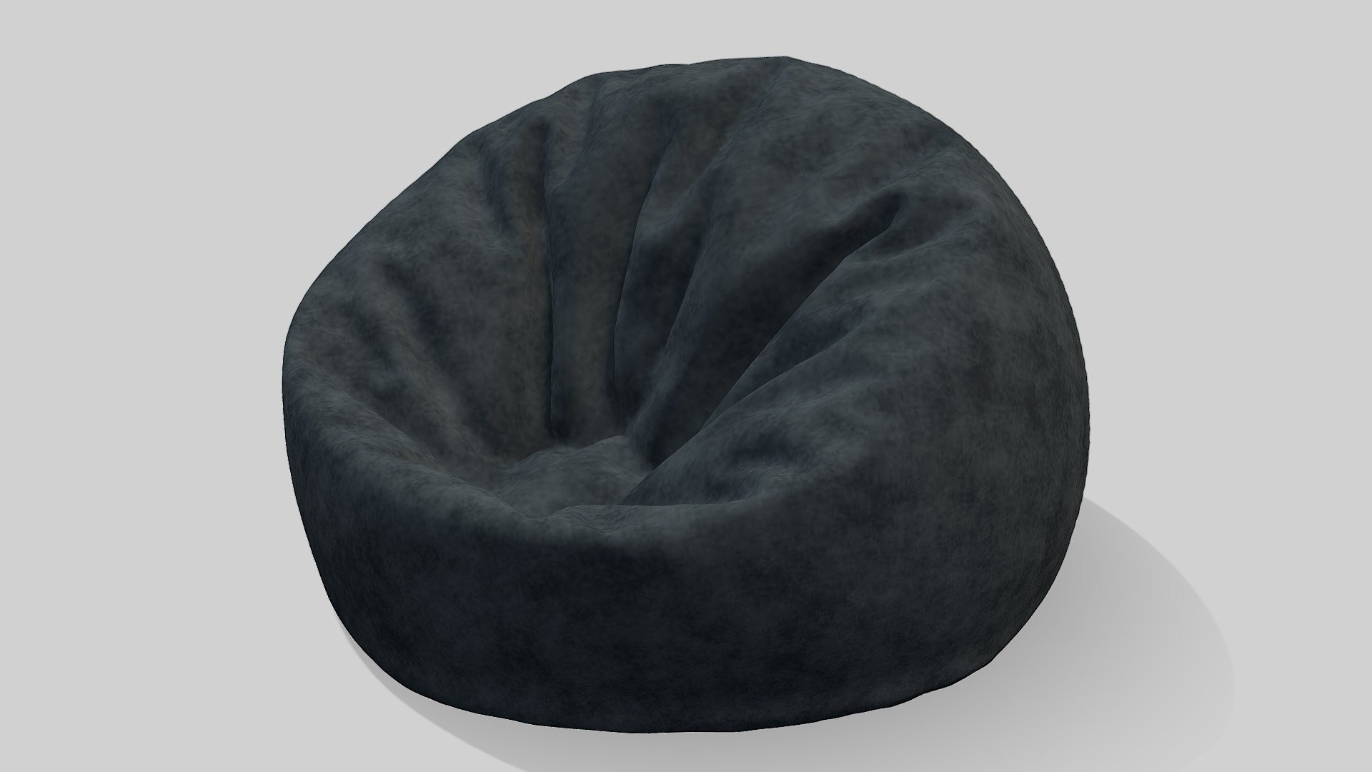Bean Bag Grey Buy Royalty Free 3D model by CG_VIZ [faf8678
