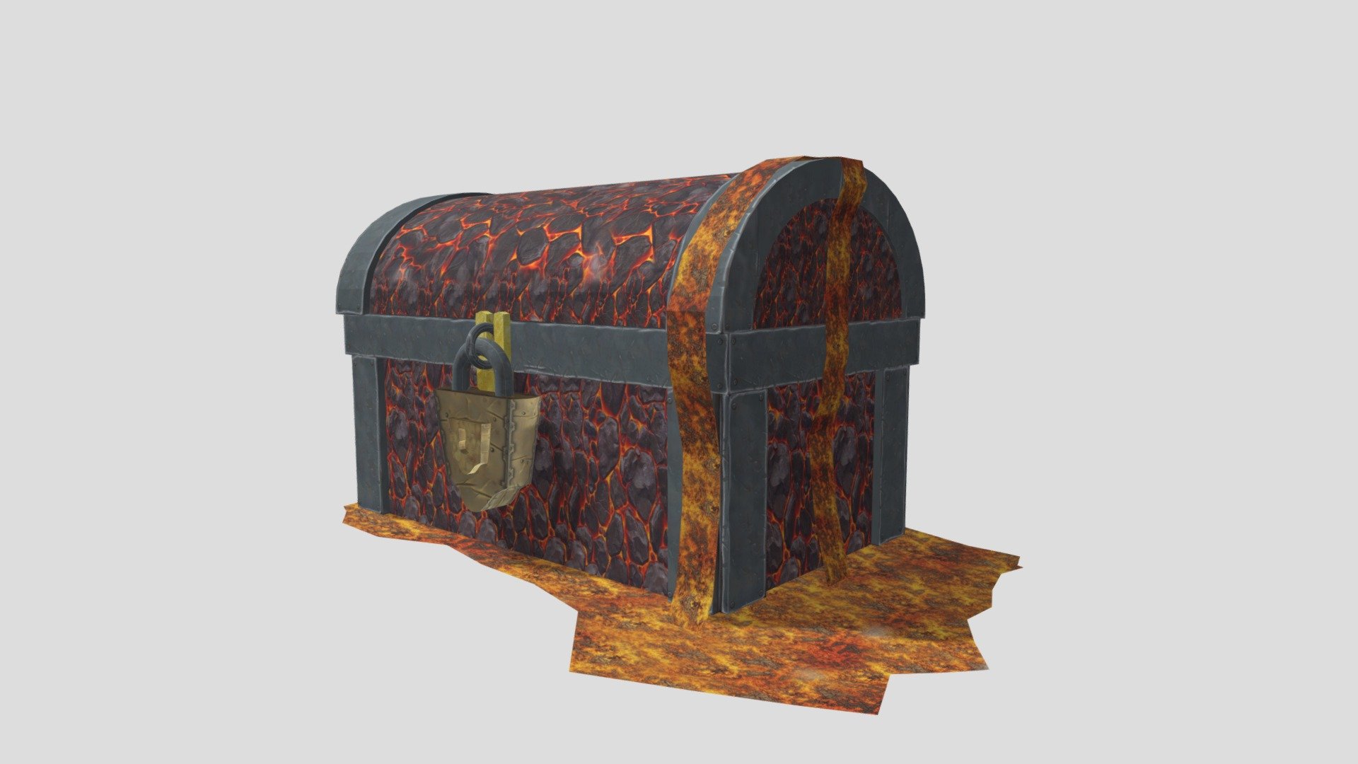 lava chest Download Free 3D model by FR05T [fca6cba] Sketchfab