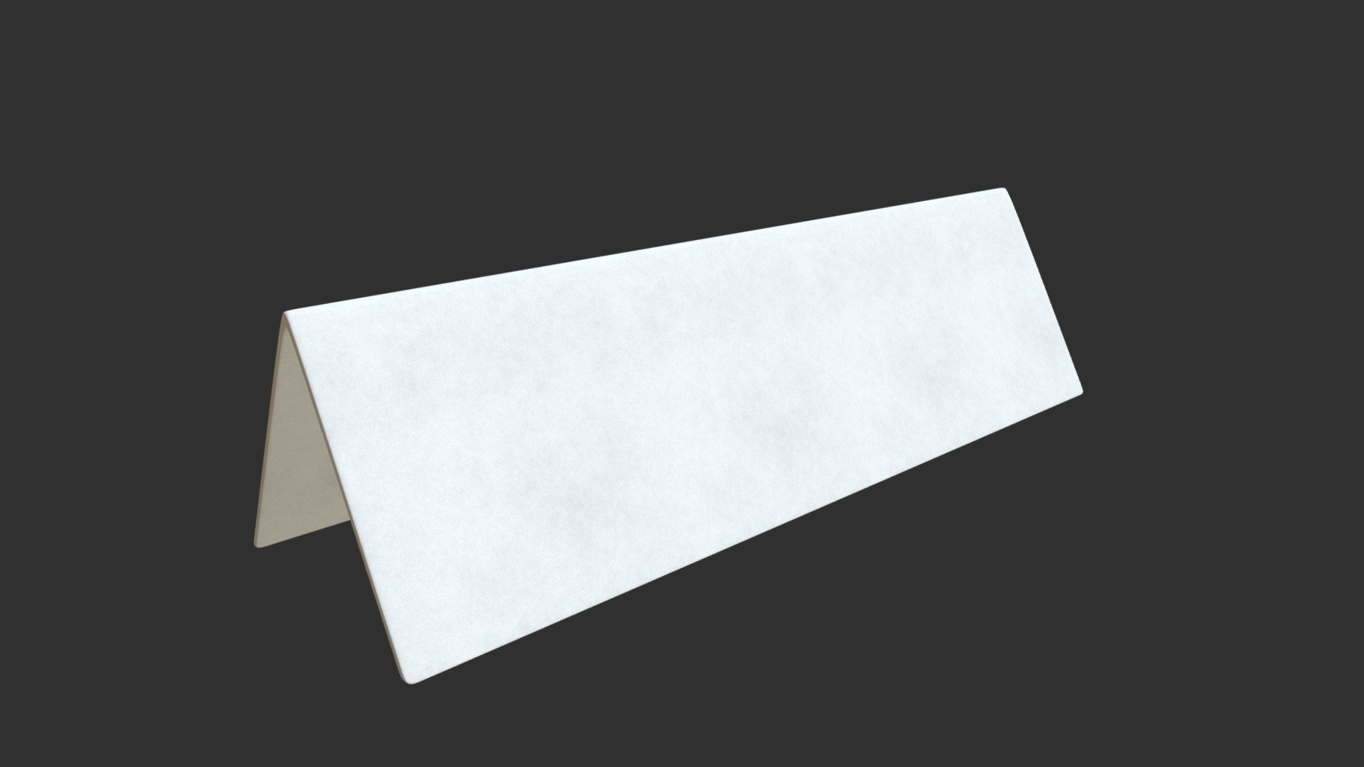 Table tent template 5 Buy Royalty Free 3D model by [fde70d0] Sketchfab Store