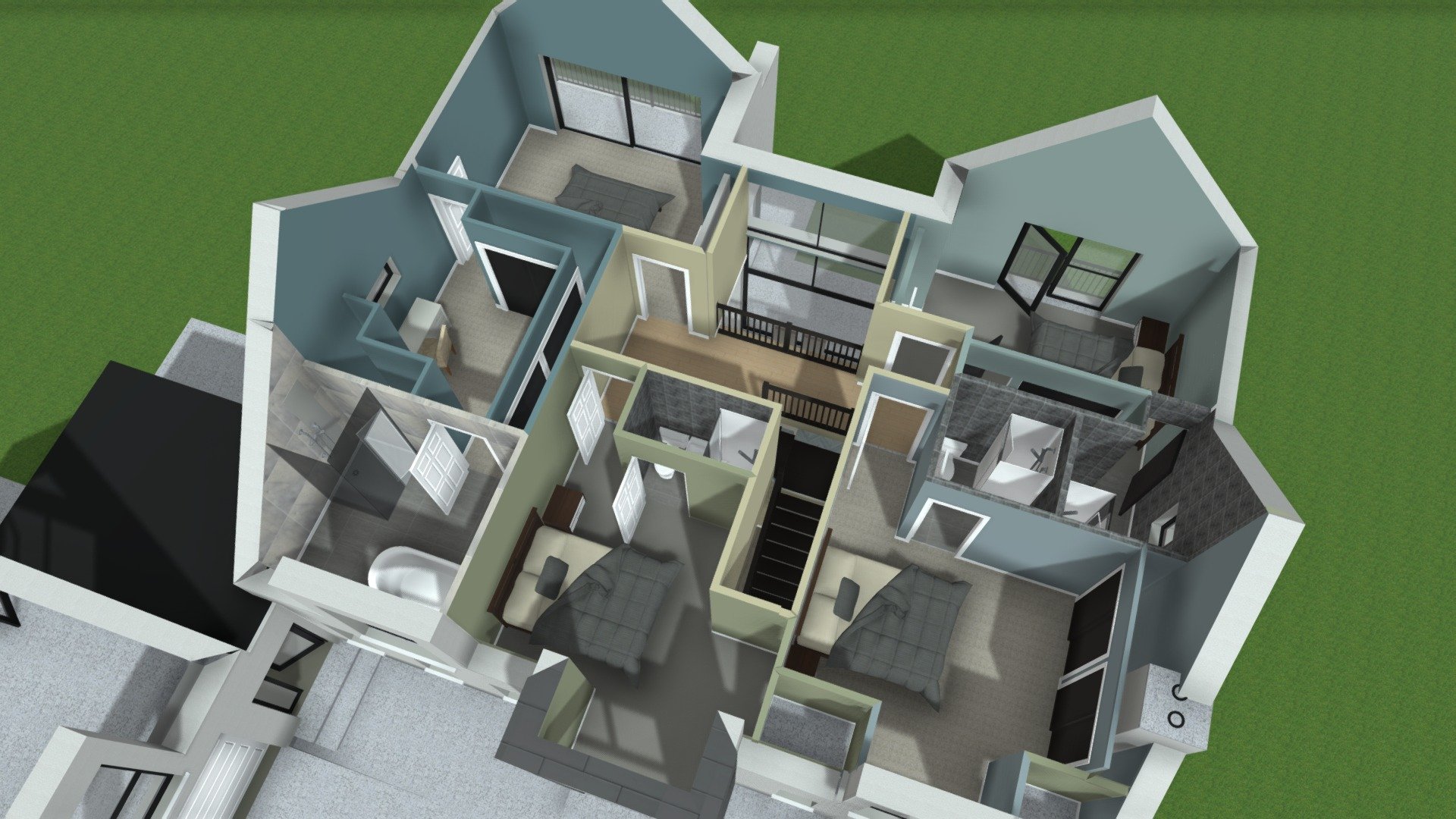 H.McGee 1st floor Plan 3D model by Virtual Teic (dyb) [fe40c6f