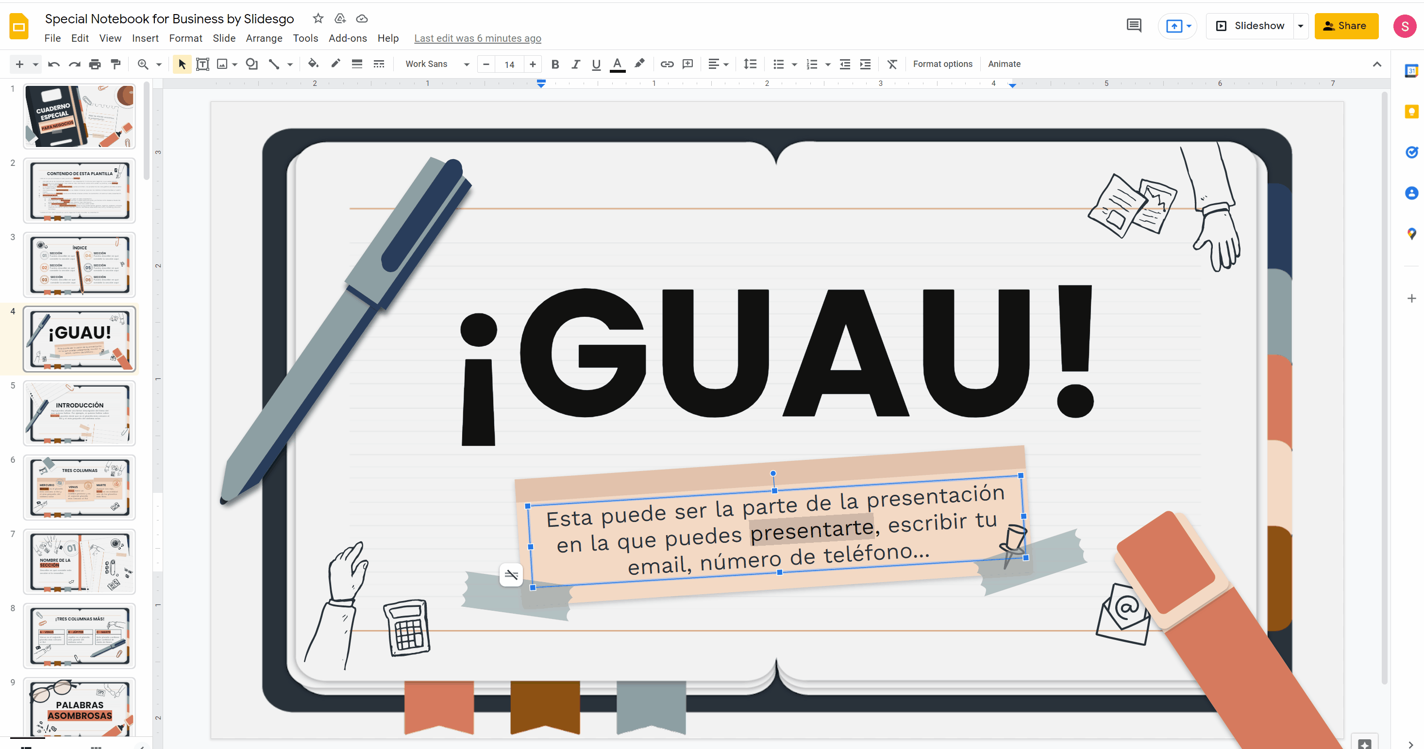 How to highlight text in Google Slides
