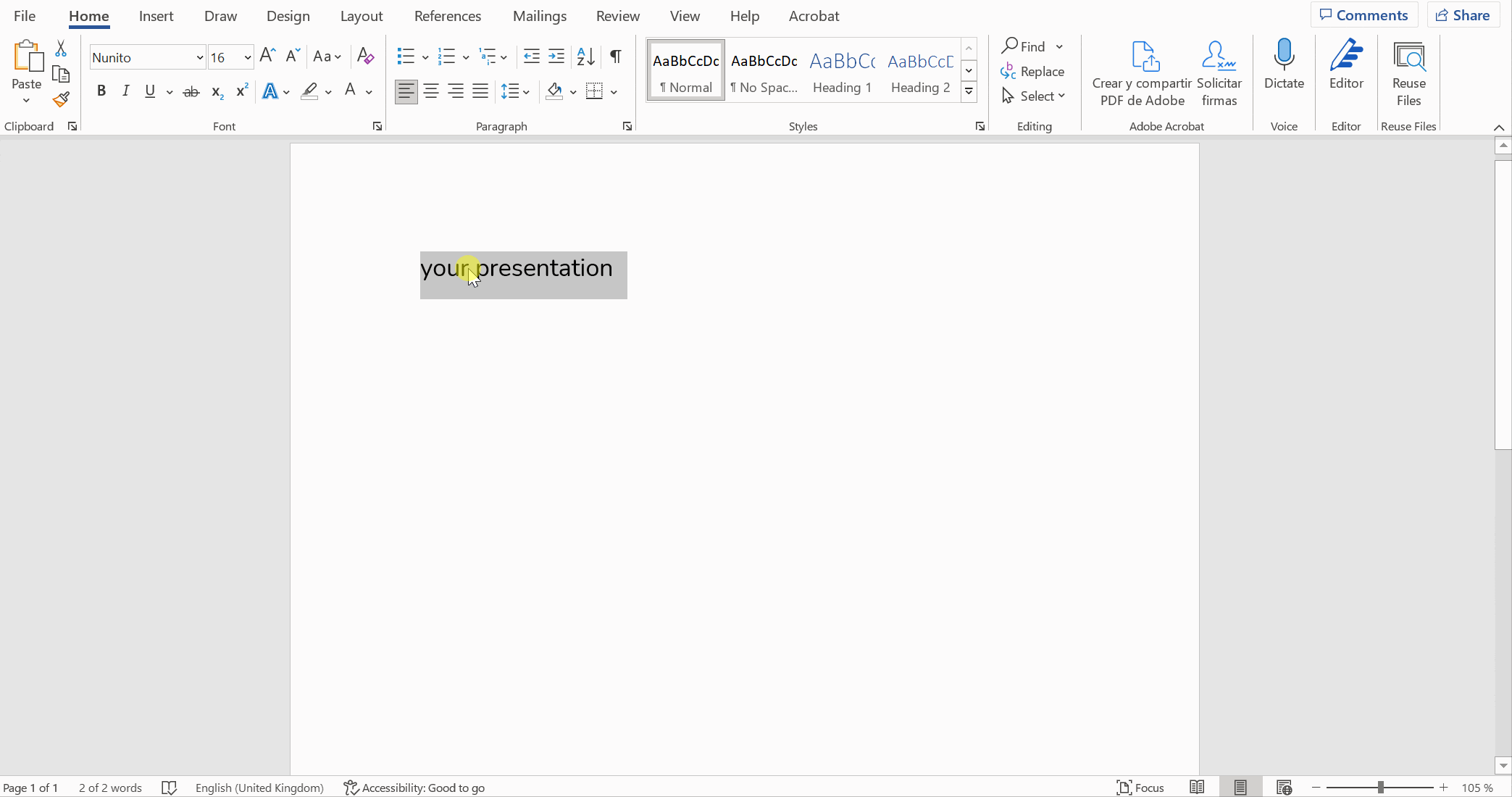 How to highlight text in PowerPoint