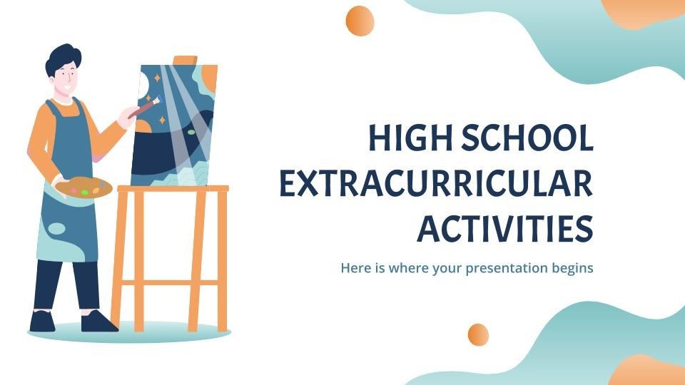 High School Extracurricular Activities Google Slides & PPT template