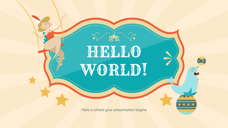 Circus Background Google Slides and PowerPoint Template