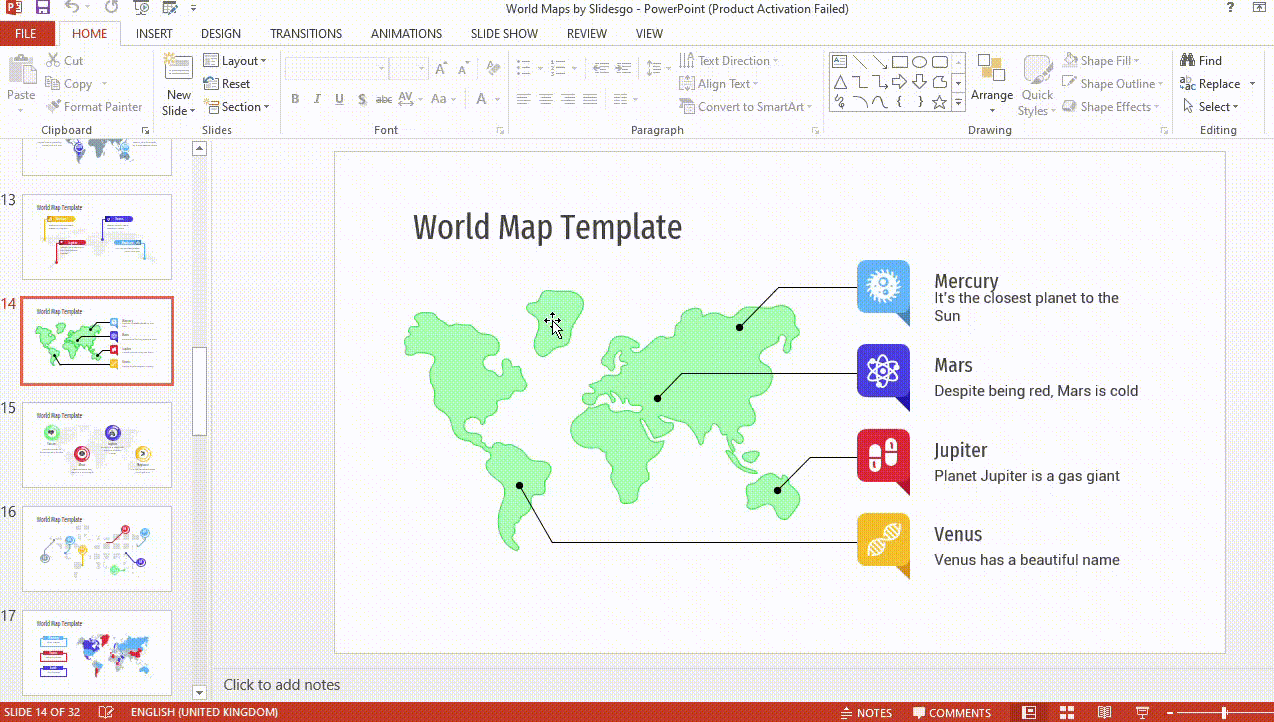 How to create and format maps in PowerPoint Tutorial