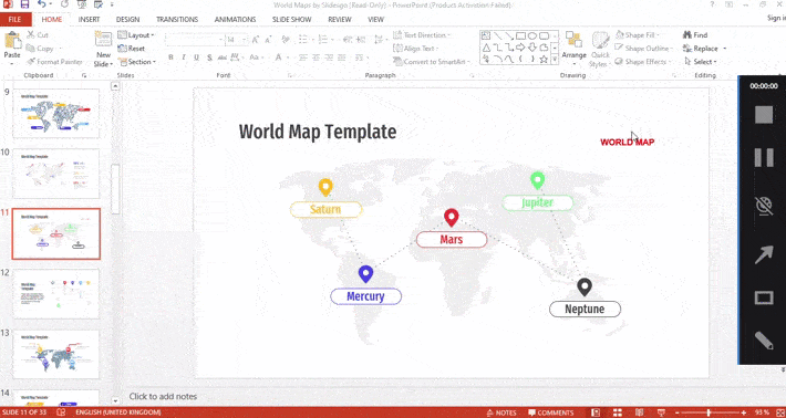 How to create and format maps in PowerPoint Tutorial