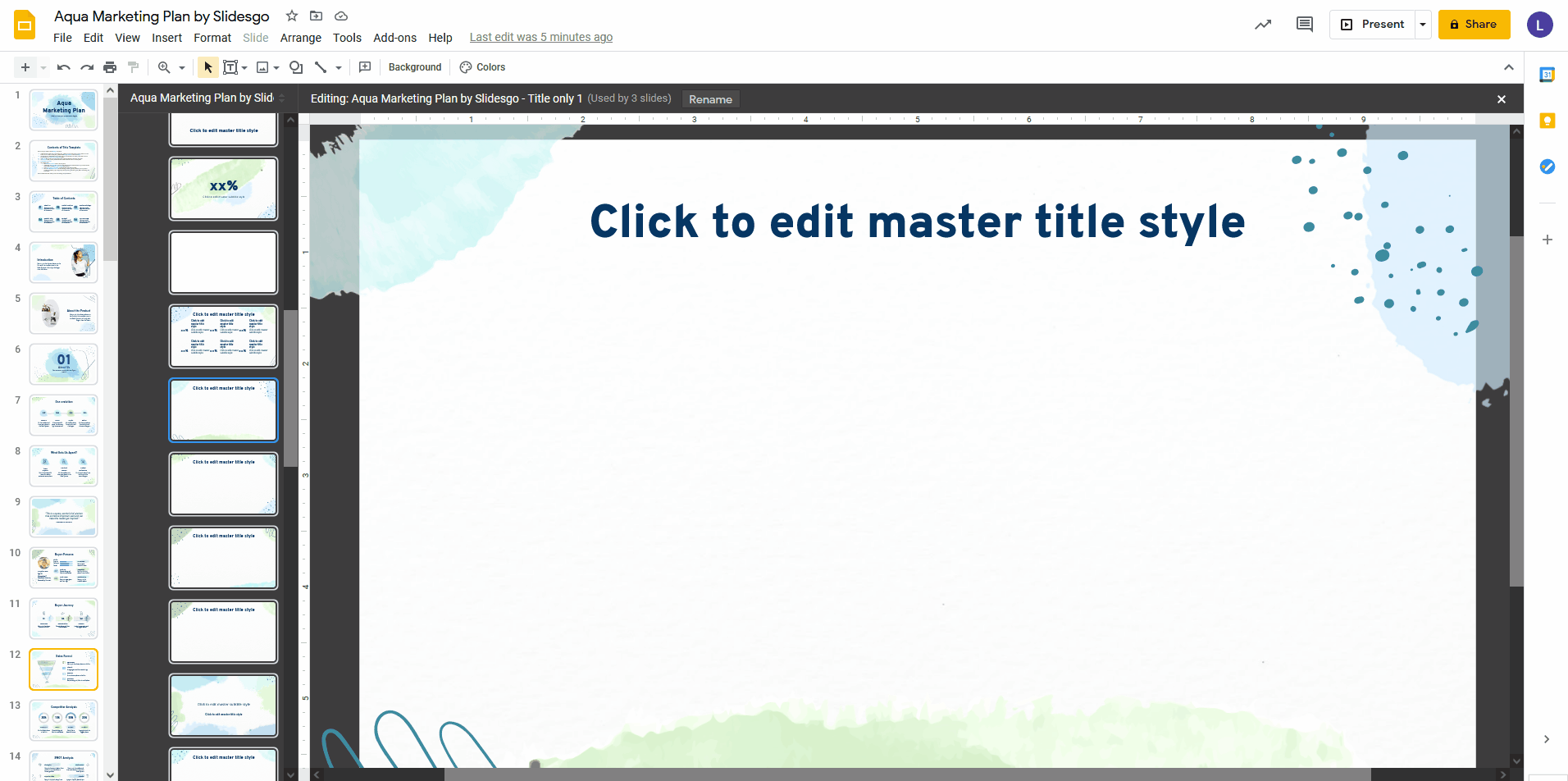 How to Edit the Master Slides in Our Templates Slidesgo