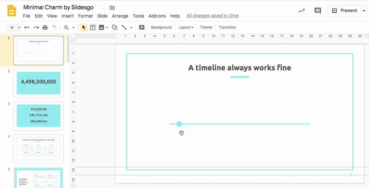 How to Create a Timeline in Google Slides Tutorial