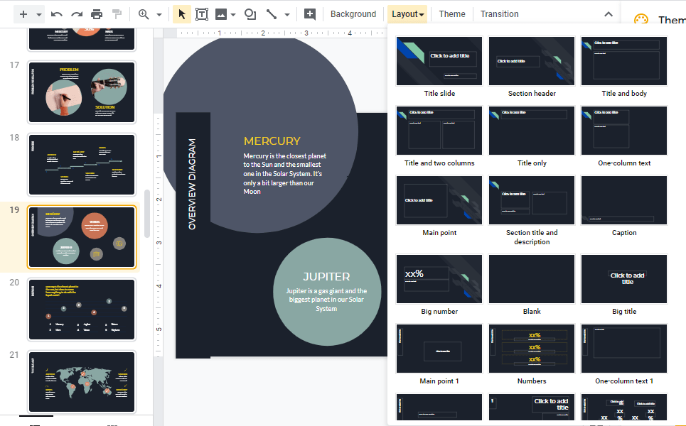 How to Add or Change Themes in Google Slides Tutorial
