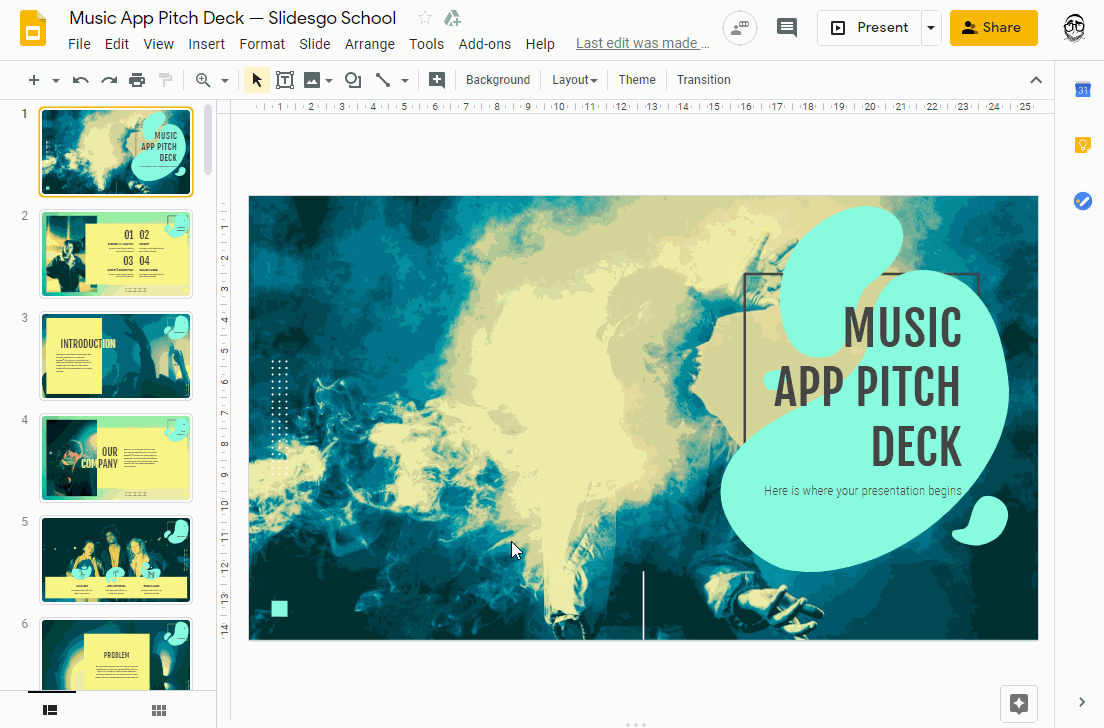 How to Add and Edit Audio or Music in Google Slides Tutorial