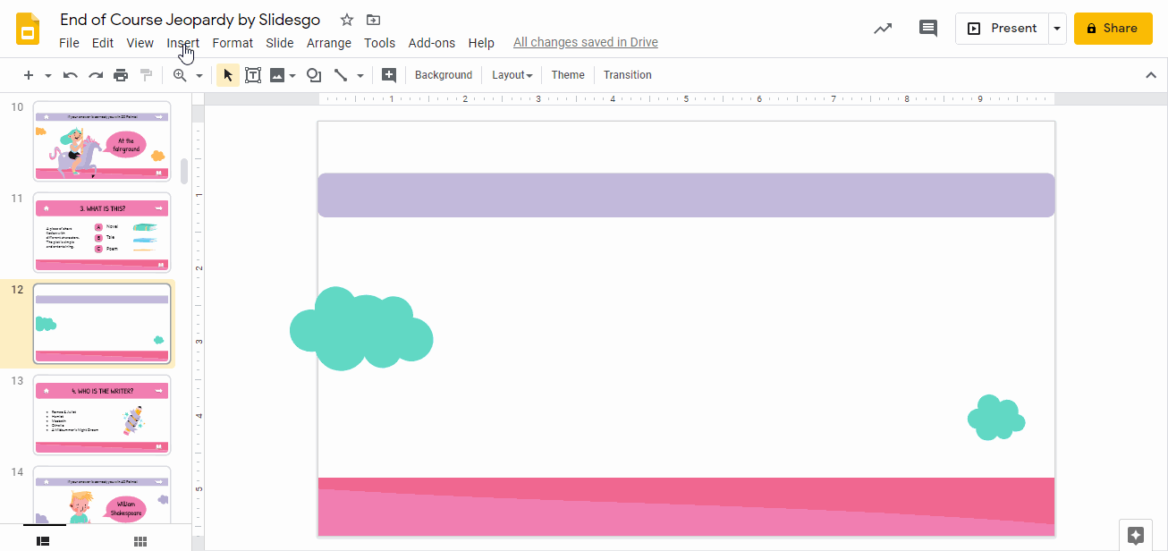 How to Create a Jeopardy Game in Google Slides Tutorial