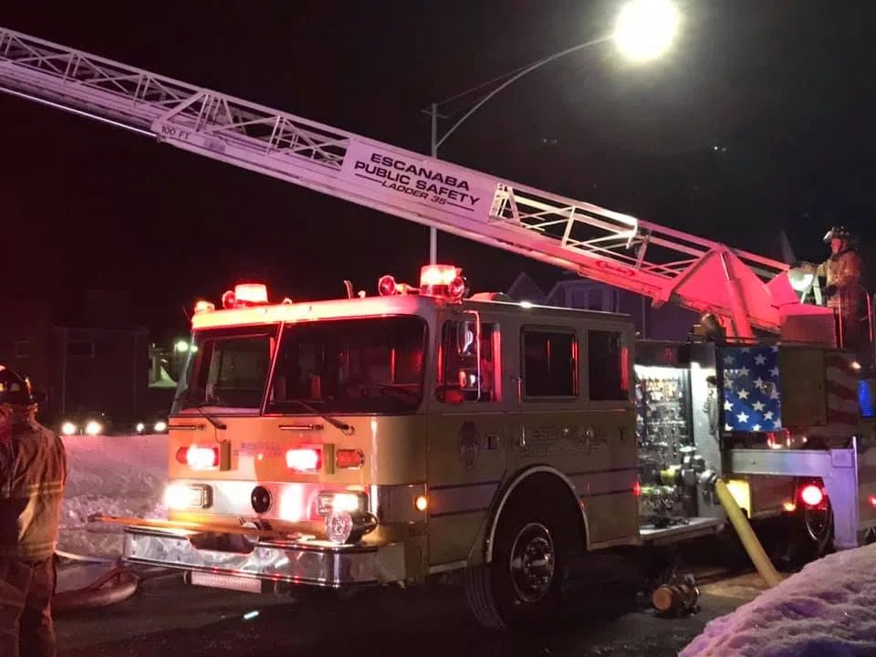 UPDATE Large Building Catches Fire In Downtown Escanaba