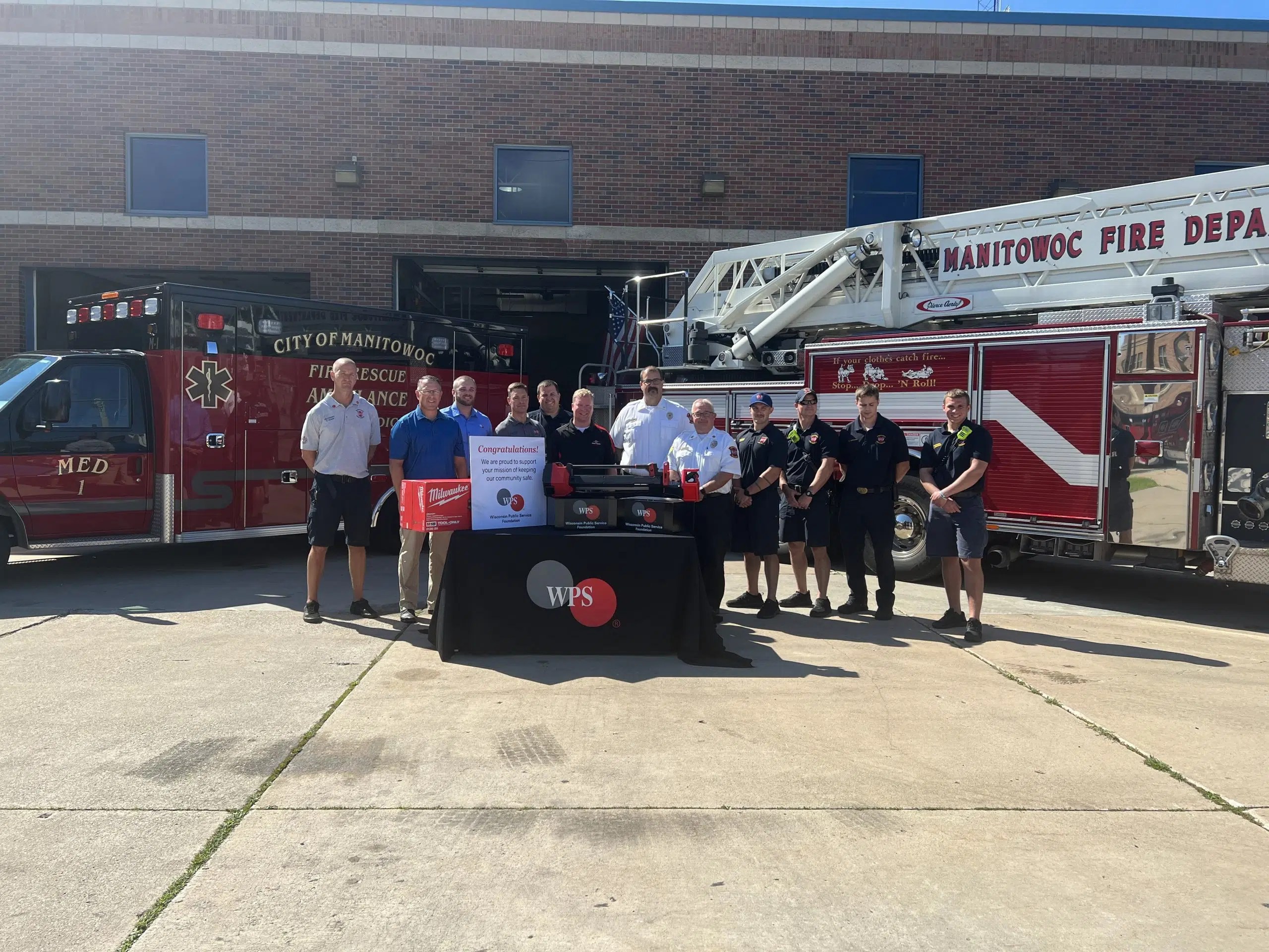 WPS Foundation awards MFRD Scene Safety Lighting Equipment Seehafer News