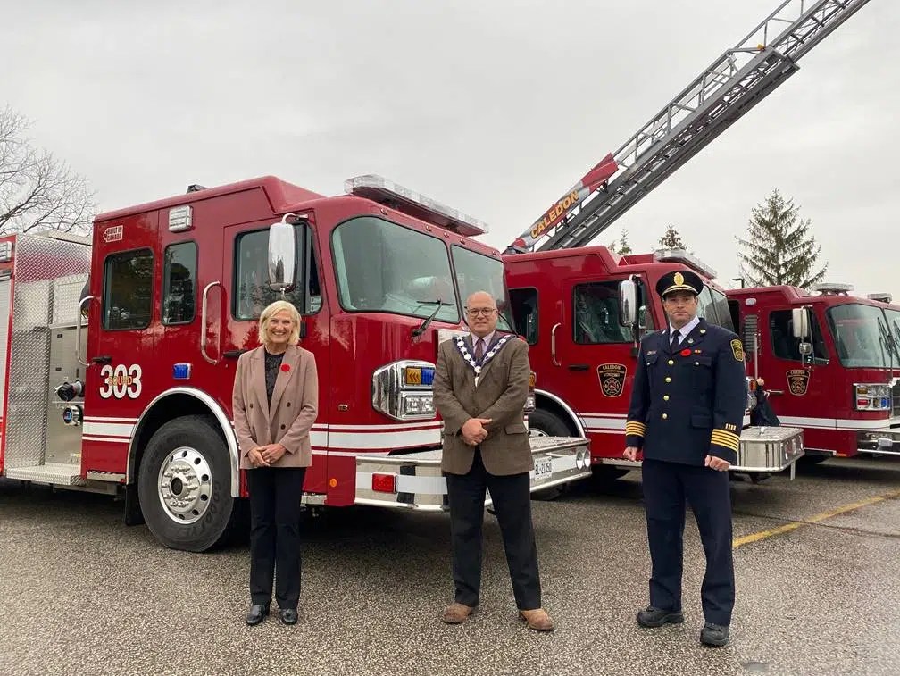 Caledon Fire and Emergency Services five new fire vehicles