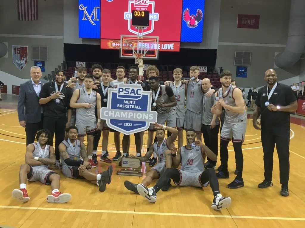 IUP MEN’S BASKETBALL TEAM WINS THIRD STRAIGHT PSAC TITLE WDAD AM1450