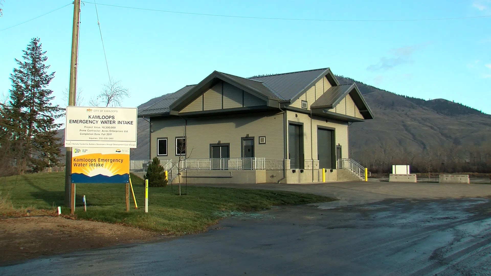 Water intake testing on the North Thompson last step before emergency