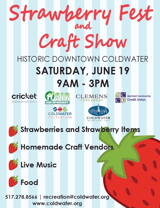 strawberry festival coldwater michigan 2023 33rd edition of Strawberry Fest returns to downtown Coldwater on Saturday WTVB 1590 AM · 95.