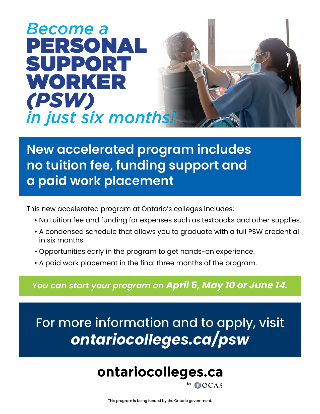 Applications Open For Accelerated PSW Program At College Country 102
