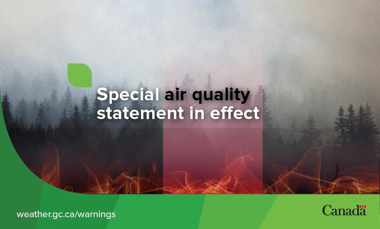 Air Quality Statement In Effect For Southern Ontario Country 102